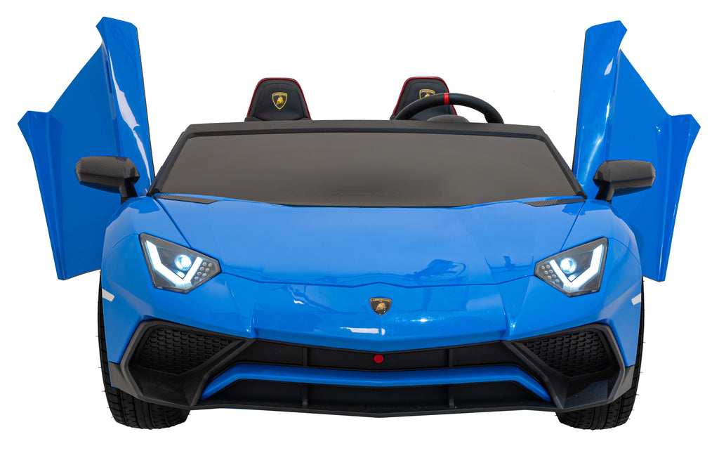 Elektrické autíčko Lamborghini Aventador SV STRONG modrá