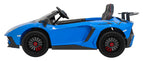 Elektrické autíčko Lamborghini Aventador SV STRONG modrá