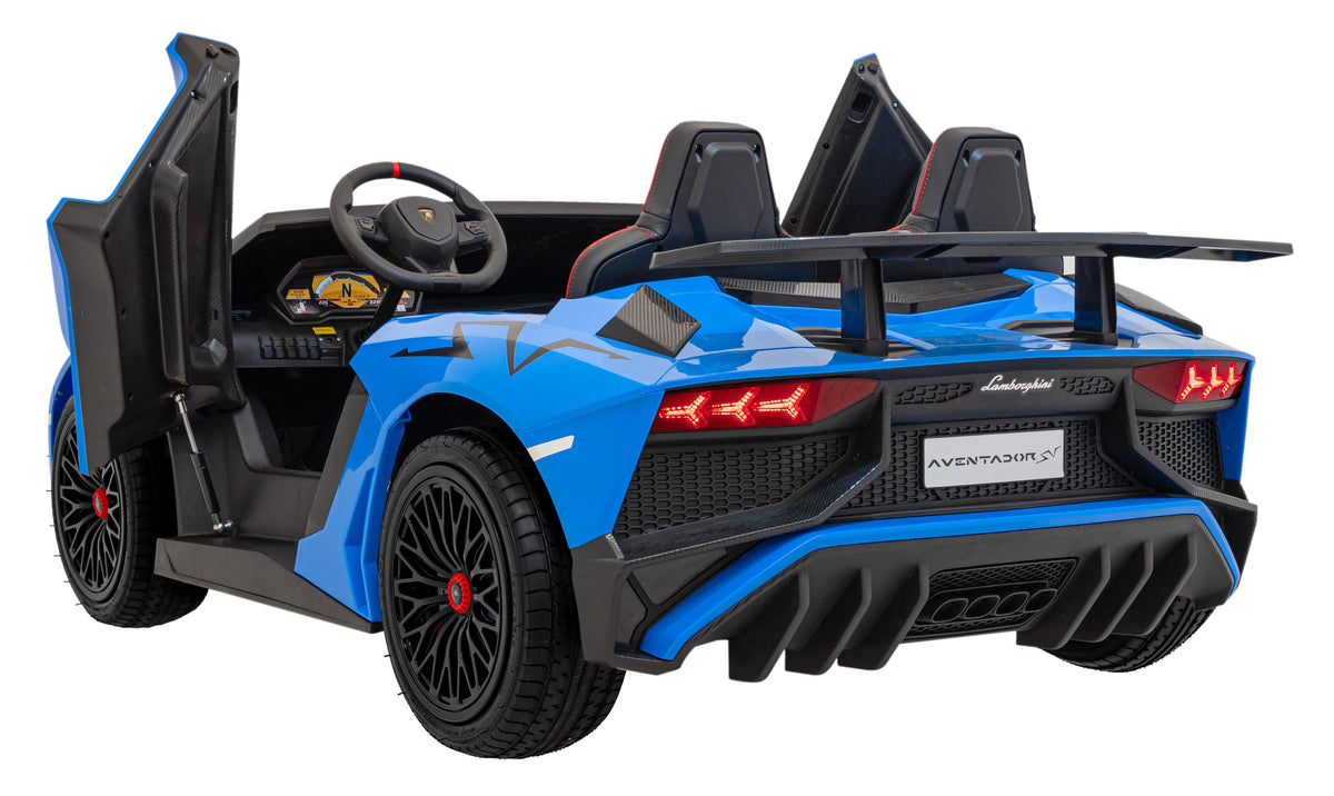 Elektrické autíčko Lamborghini Aventador SV STRONG modrá
