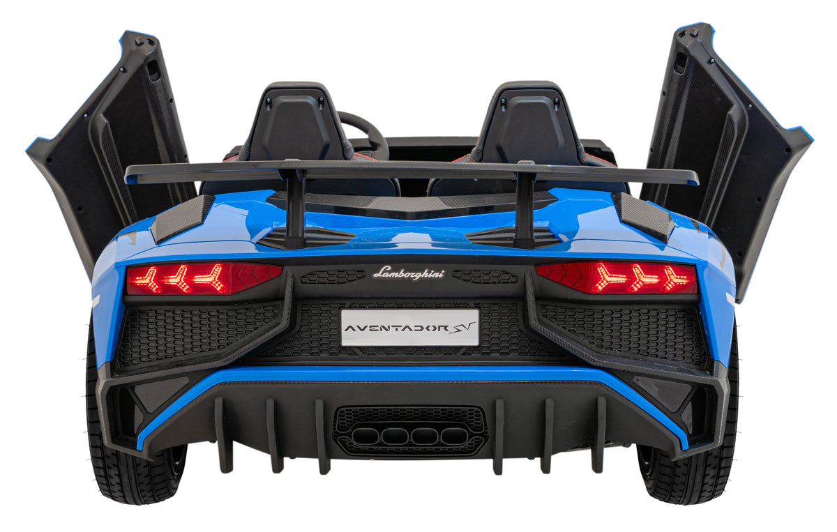 Elektrické autíčko Lamborghini Aventador SV STRONG modrá