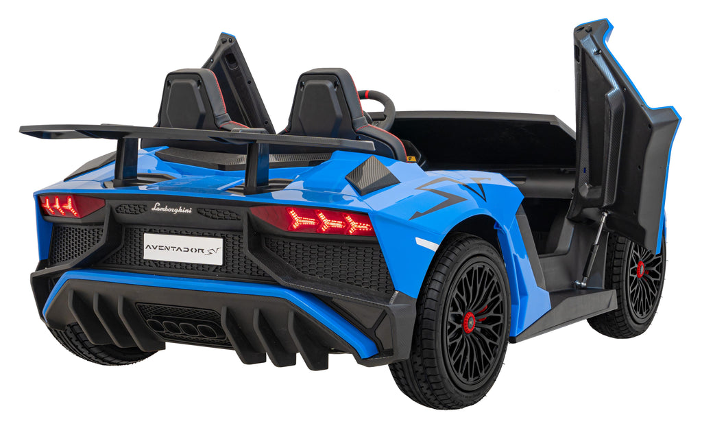 Elektrické autíčko Lamborghini Aventador SV STRONG modrá