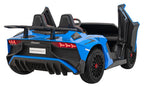 Elektrické autíčko Lamborghini Aventador SV STRONG modrá