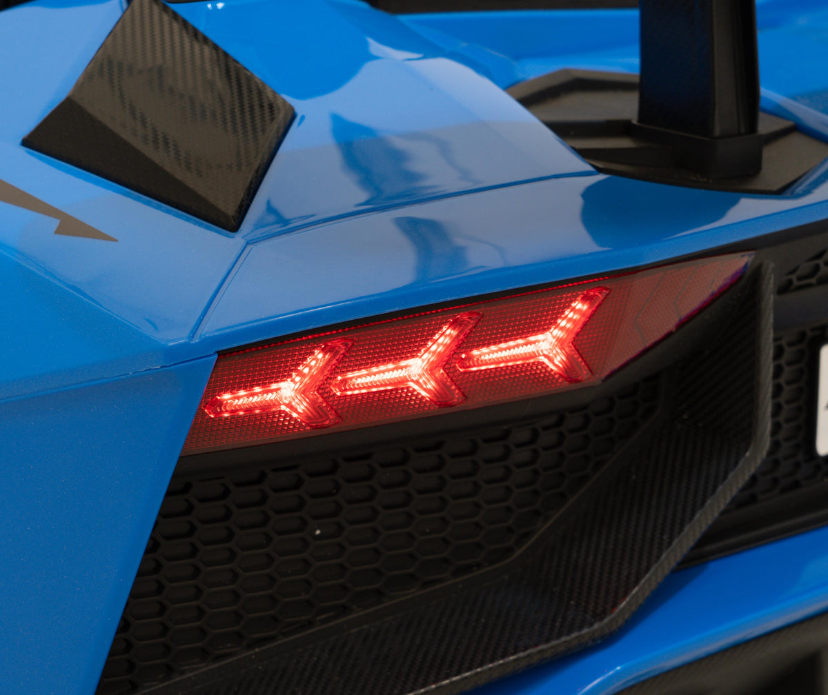 Elektrické autíčko Lamborghini Aventador SV STRONG modrá
