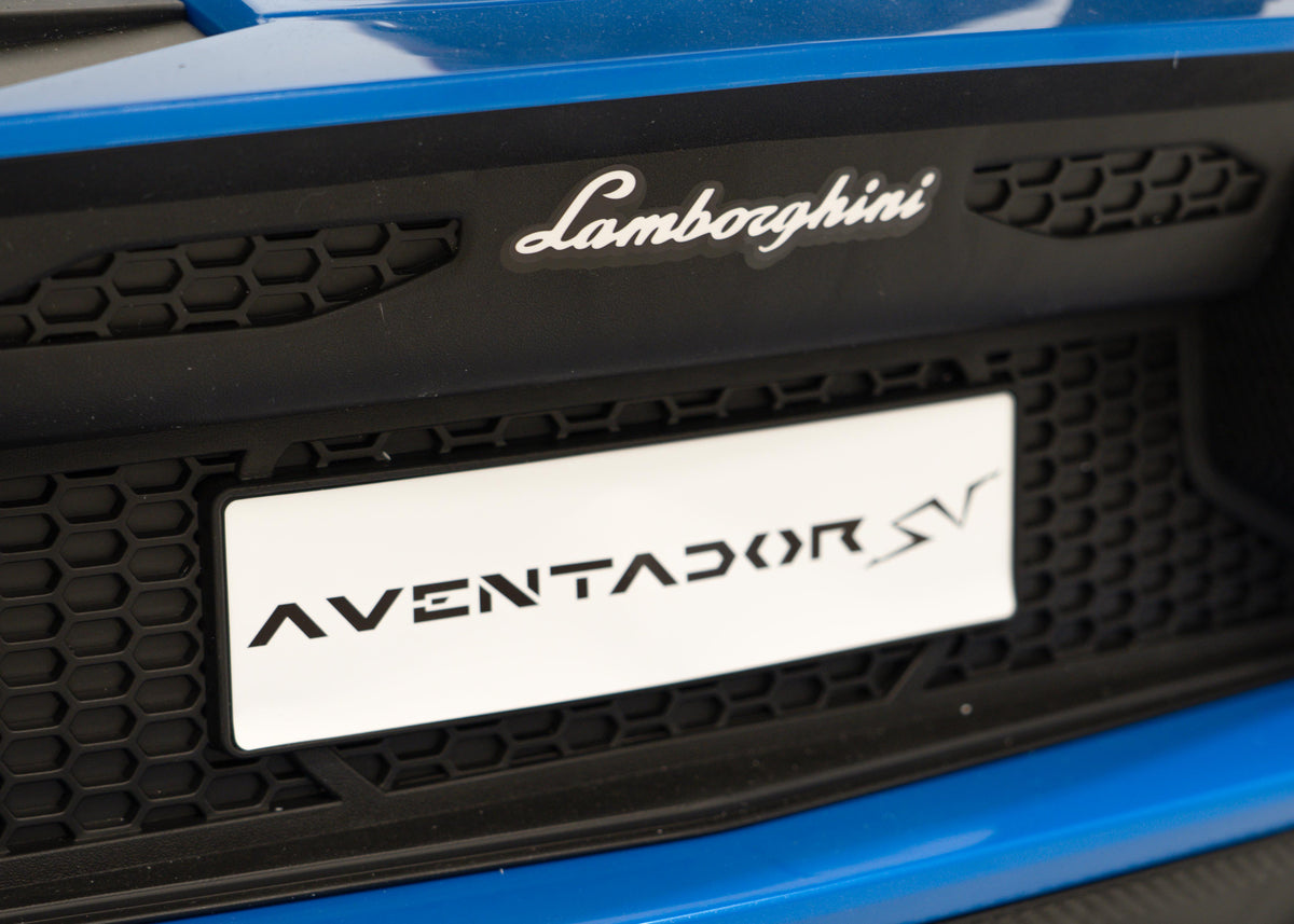 Elektrické autíčko Lamborghini Aventador SV STRONG modrá