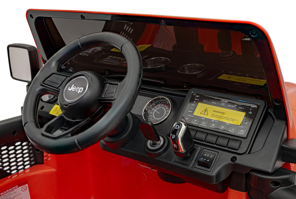 Elektrické autíčko Jeep Wrangler Rubicon oranžová