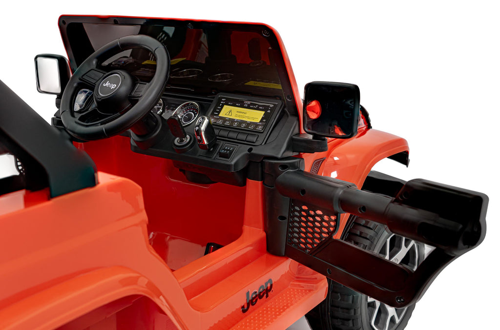Elektrické autíčko Jeep Wrangler Rubicon oranžová