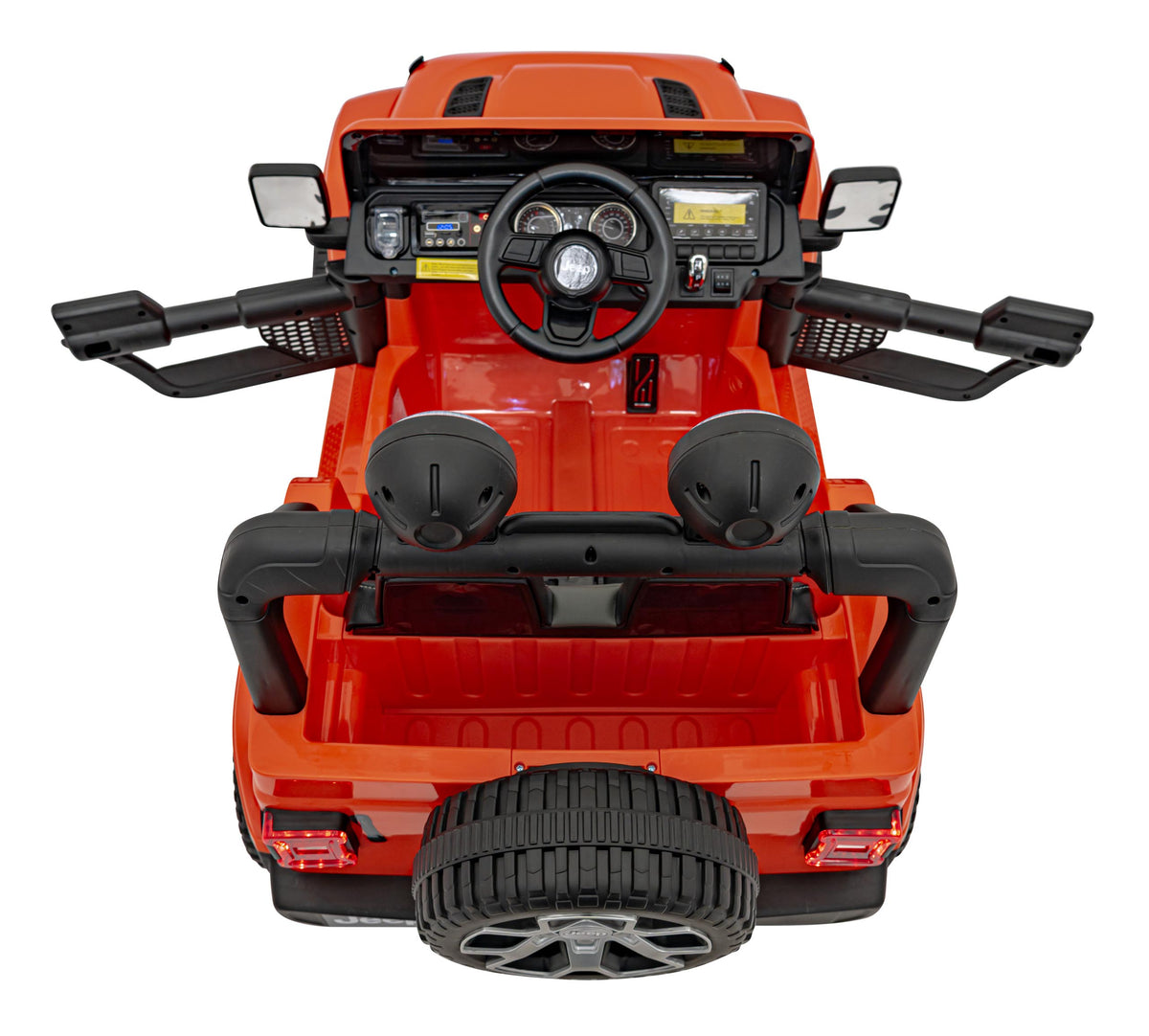 Elektrické autíčko Jeep Wrangler Rubicon oranžová