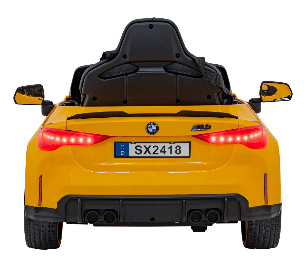 Elektrické autíčko BMW M4 žltá