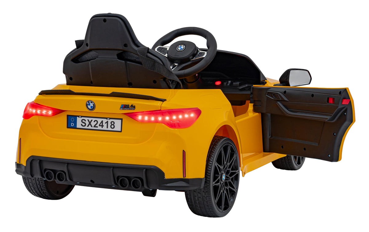 Elektrické autíčko BMW M4 žltá