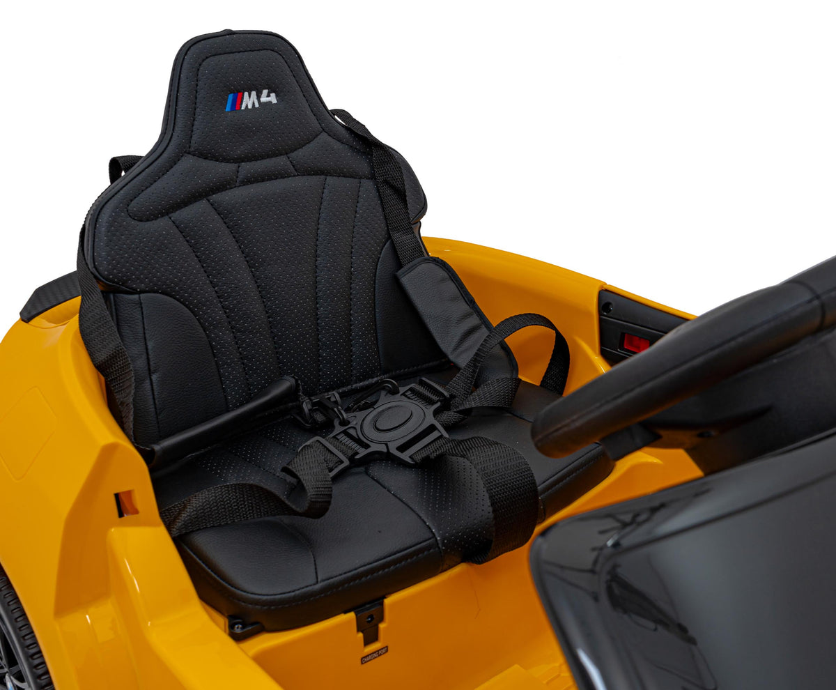 Elektrické autíčko BMW M4 žltá