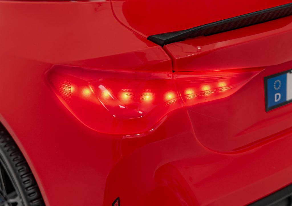 Elektrické autíčko BMW M4 červená