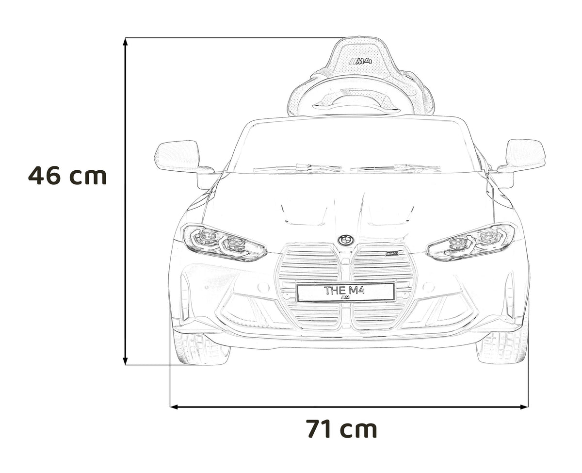 Elektrické autíčko BMW M4 modrá
