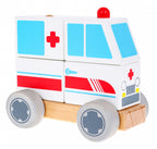 Wooden Car Ambulance