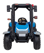 Elektrický traktor BLAST s prívesom modrá