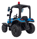 Elektrický traktor BLAST s prívesom modrá