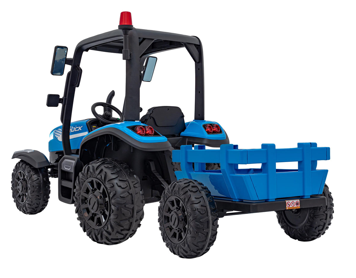 Tractor Vehicle BLAST With Trailer Blue