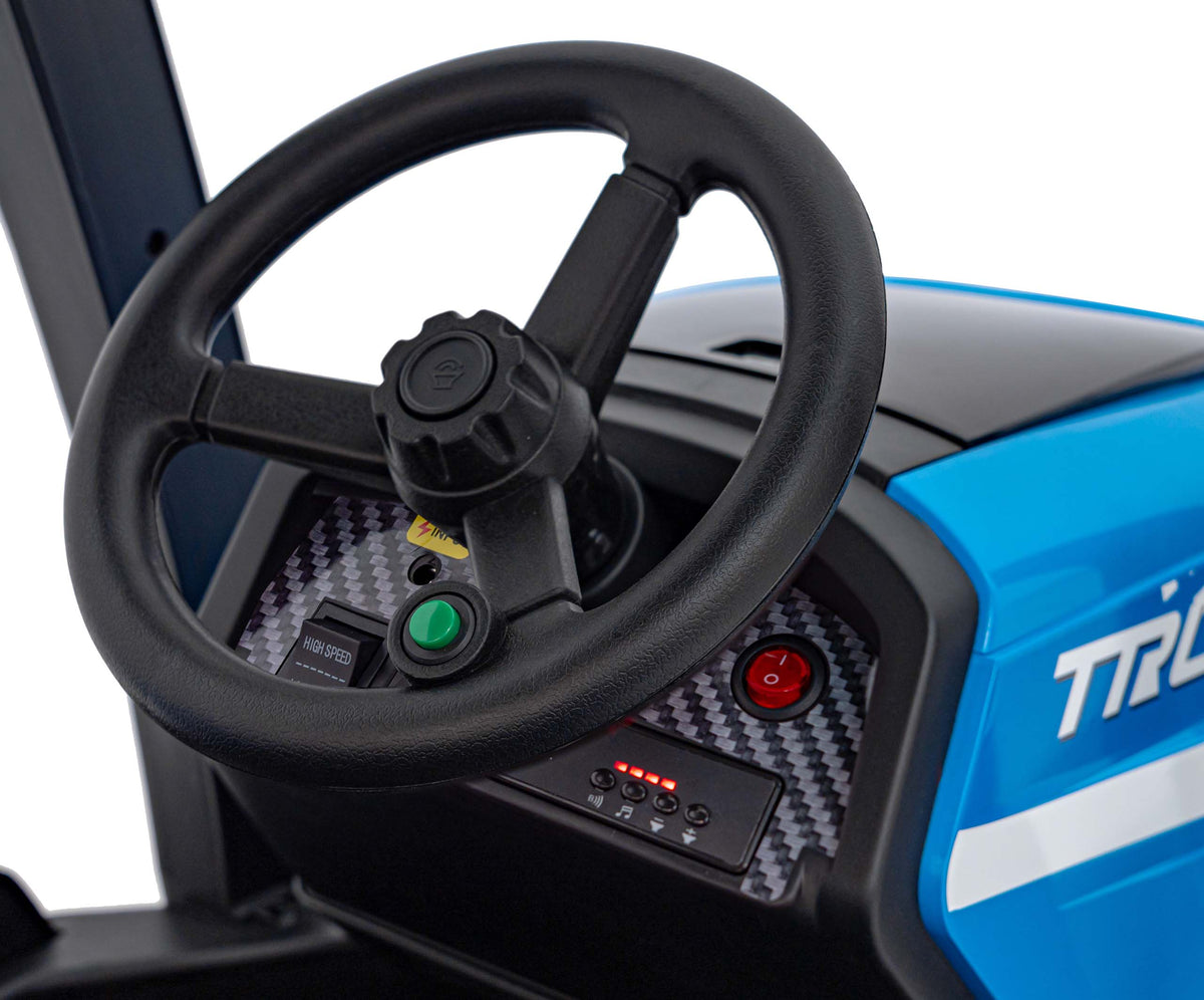 Tractor Vehicle BLAST With Trailer Blue