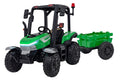 Tractor Vehicle BLAST With Trailer Green