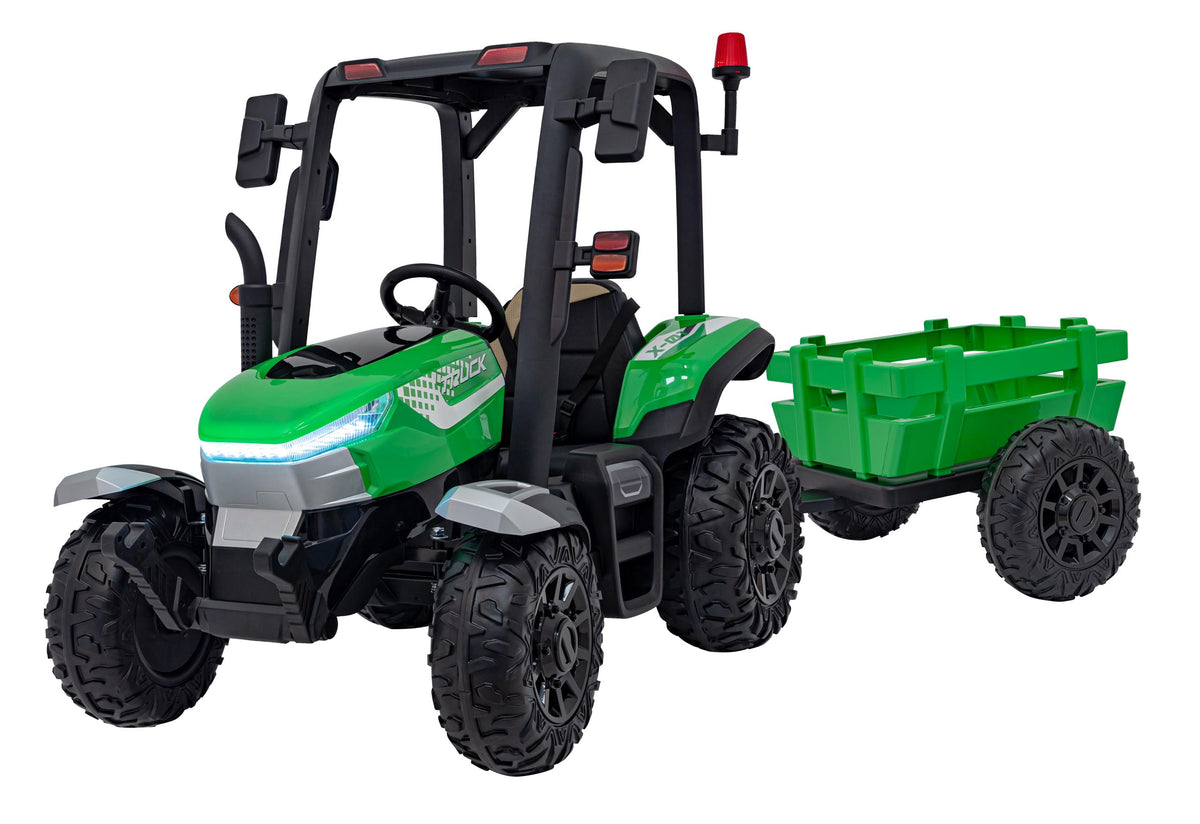 Tractor Vehicle BLAST With Trailer Green