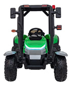 Elektrický traktor BLAST 24 V s prívesom – zelený