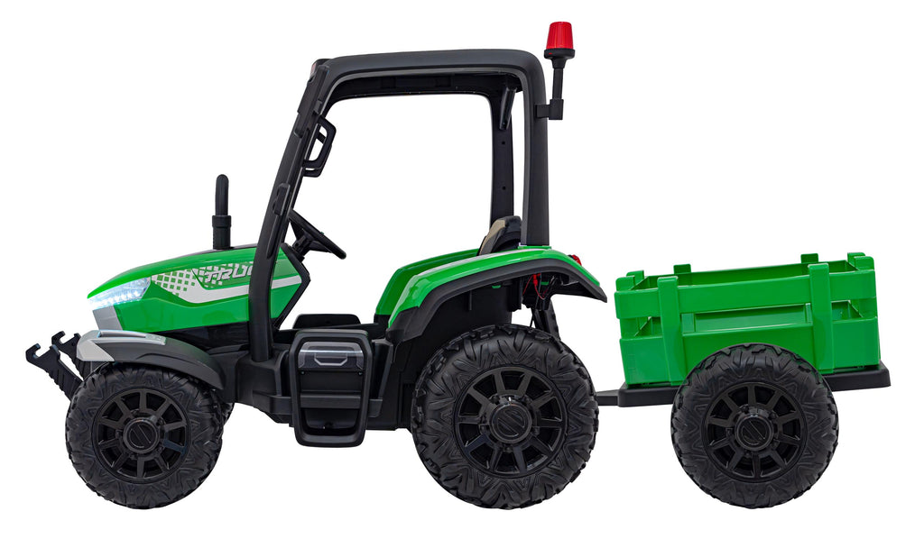 Tractor Vehicle BLAST With Trailer Green