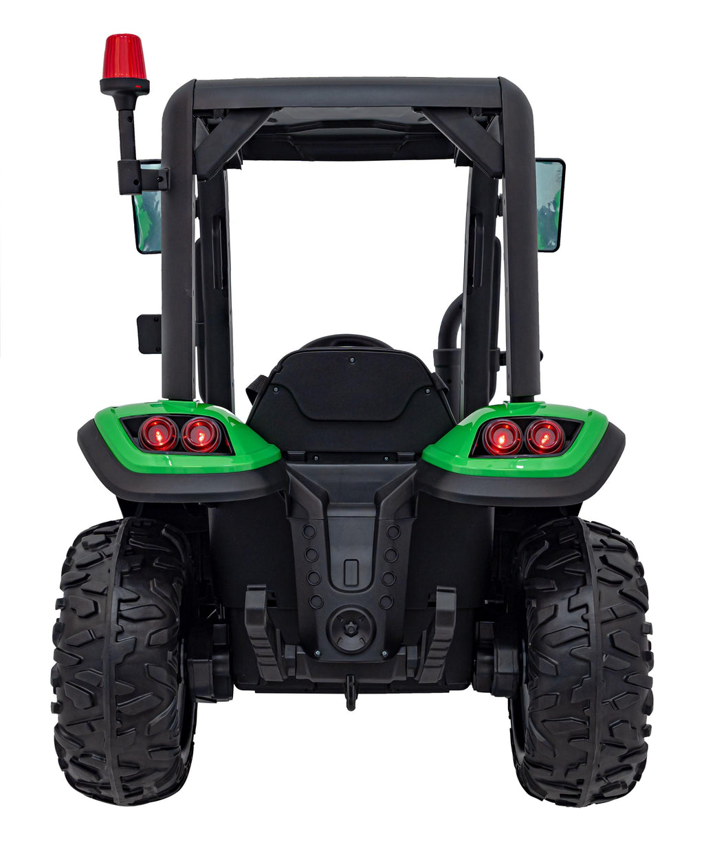 Elektrický traktor BLAST 24 V s prívesom – zelený