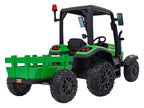 Elektrický traktor BLAST 24 V s prívesom – zelený