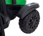 Elektrický traktor BLAST 24 V s prívesom – zelený