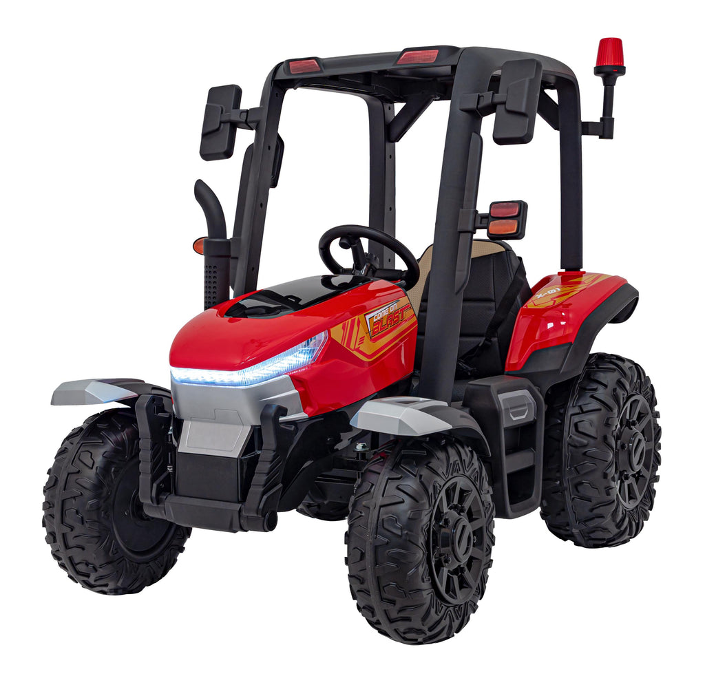 Tractor Vehicle BLAST With Trailer Red