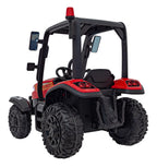 Elektrický traktor BLAST 24 V s prívesom – červený
