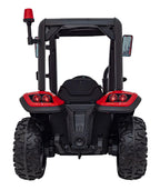 Elektrický traktor BLAST 24 V s prívesom – červený