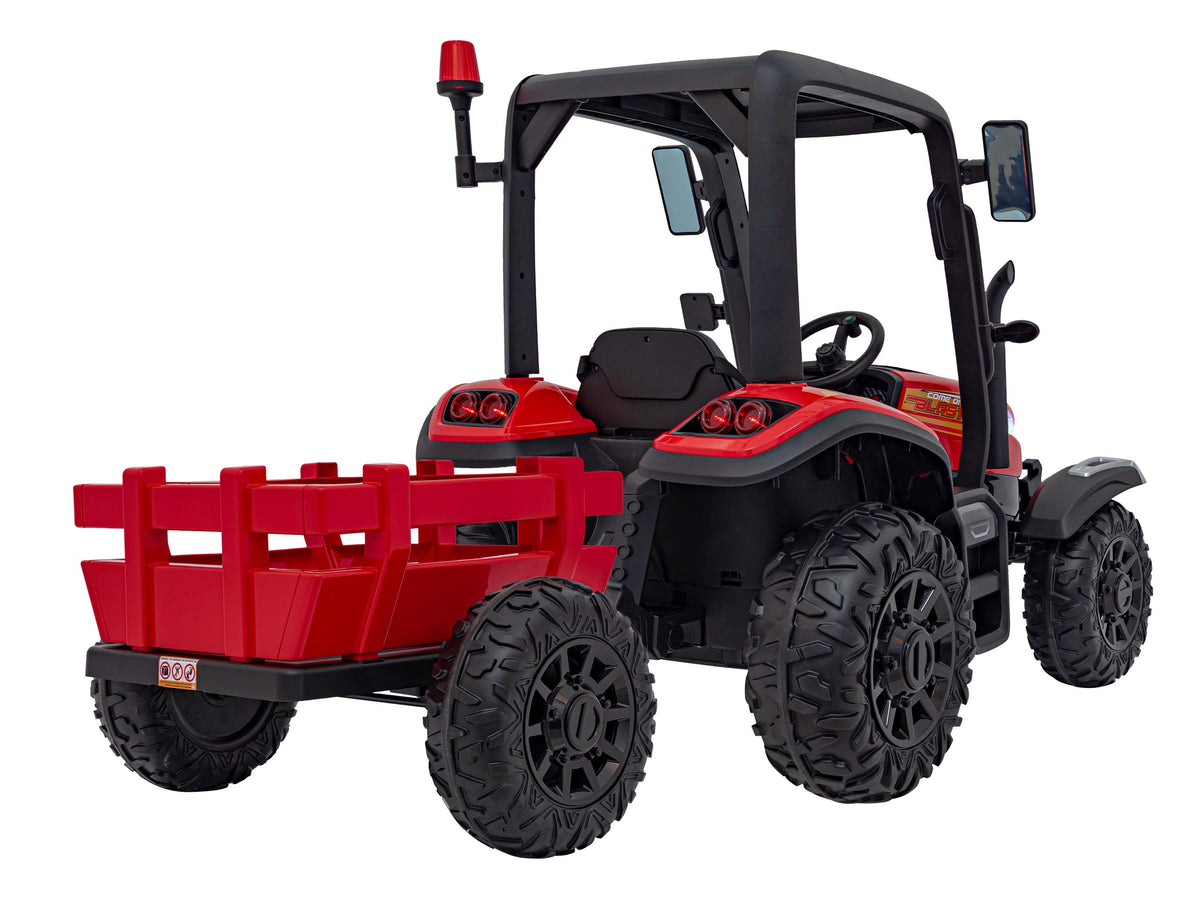 Tractor Vehicle BLAST With Trailer Red
