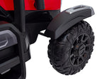 Elektrický traktor BLAST 24 V s prívesom – červený