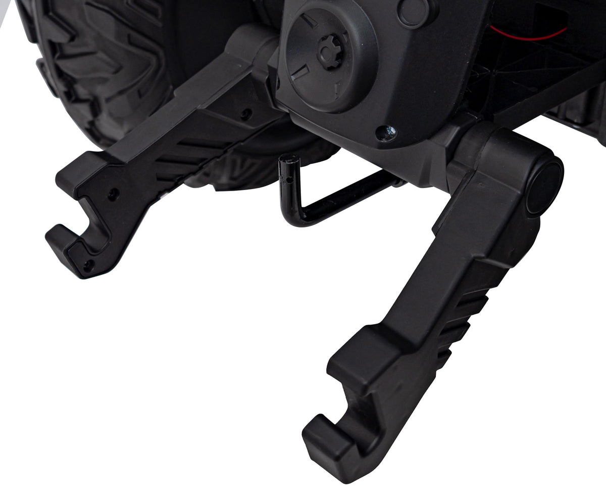 Elektrický traktor BLAST 24 V s prívesom – červený