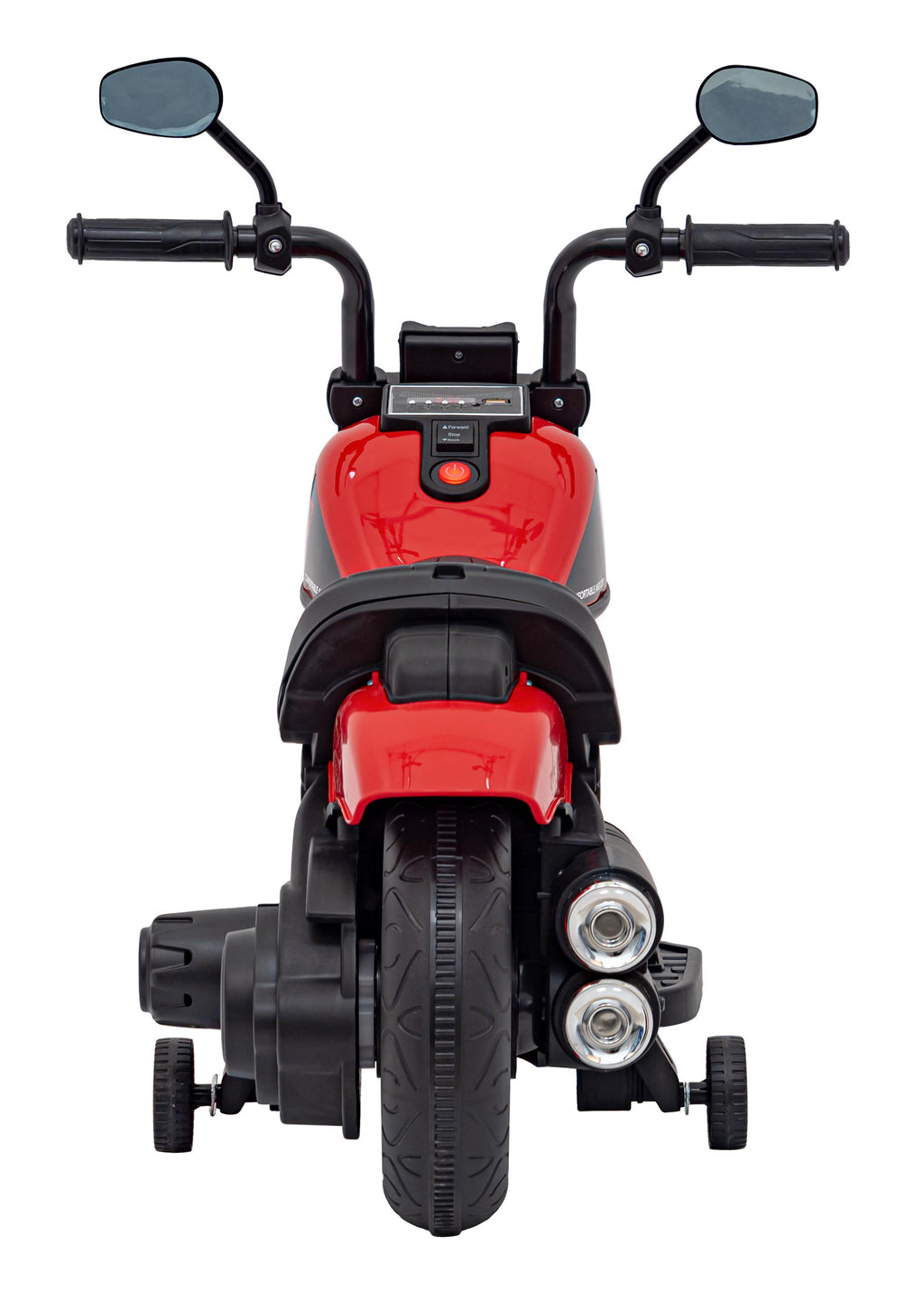 Elektrická motorka Chopper FASTER červená