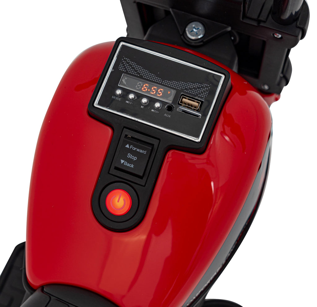 Chopper FASTER motorbike Red