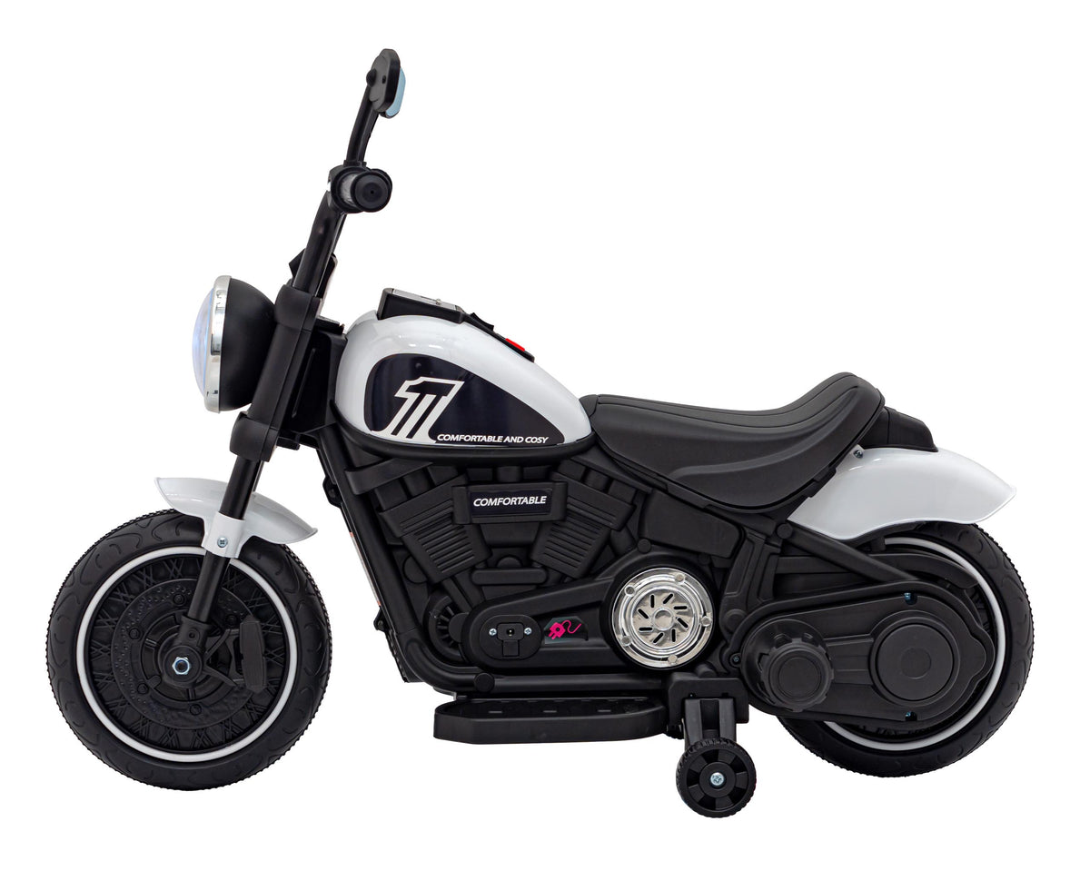 Chopper FASTER motorbike White
