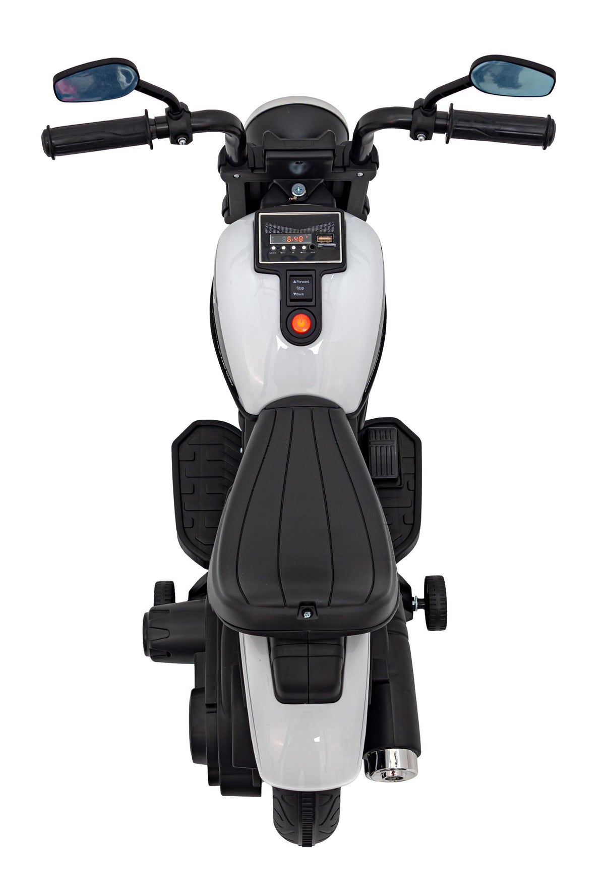Elektrická motorka Chopper FASTER biela