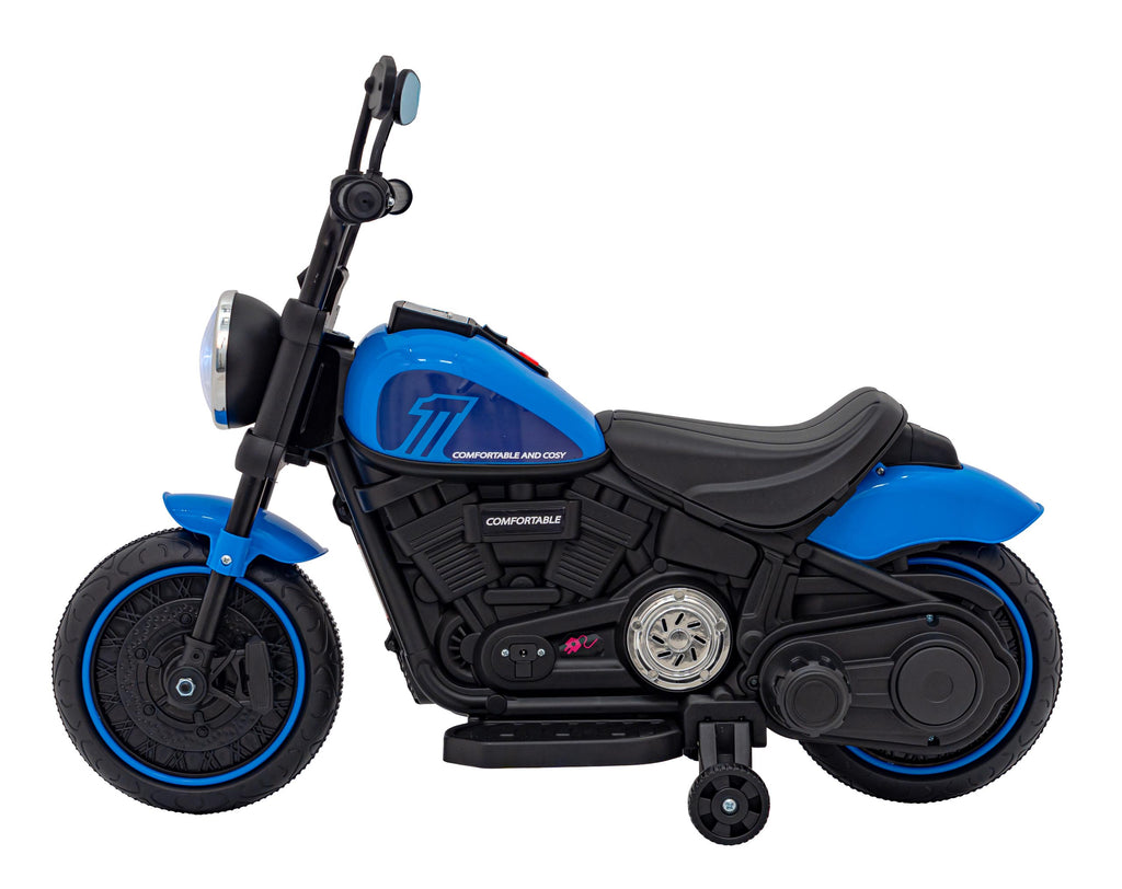 Chopper FASTER motorbike Blue