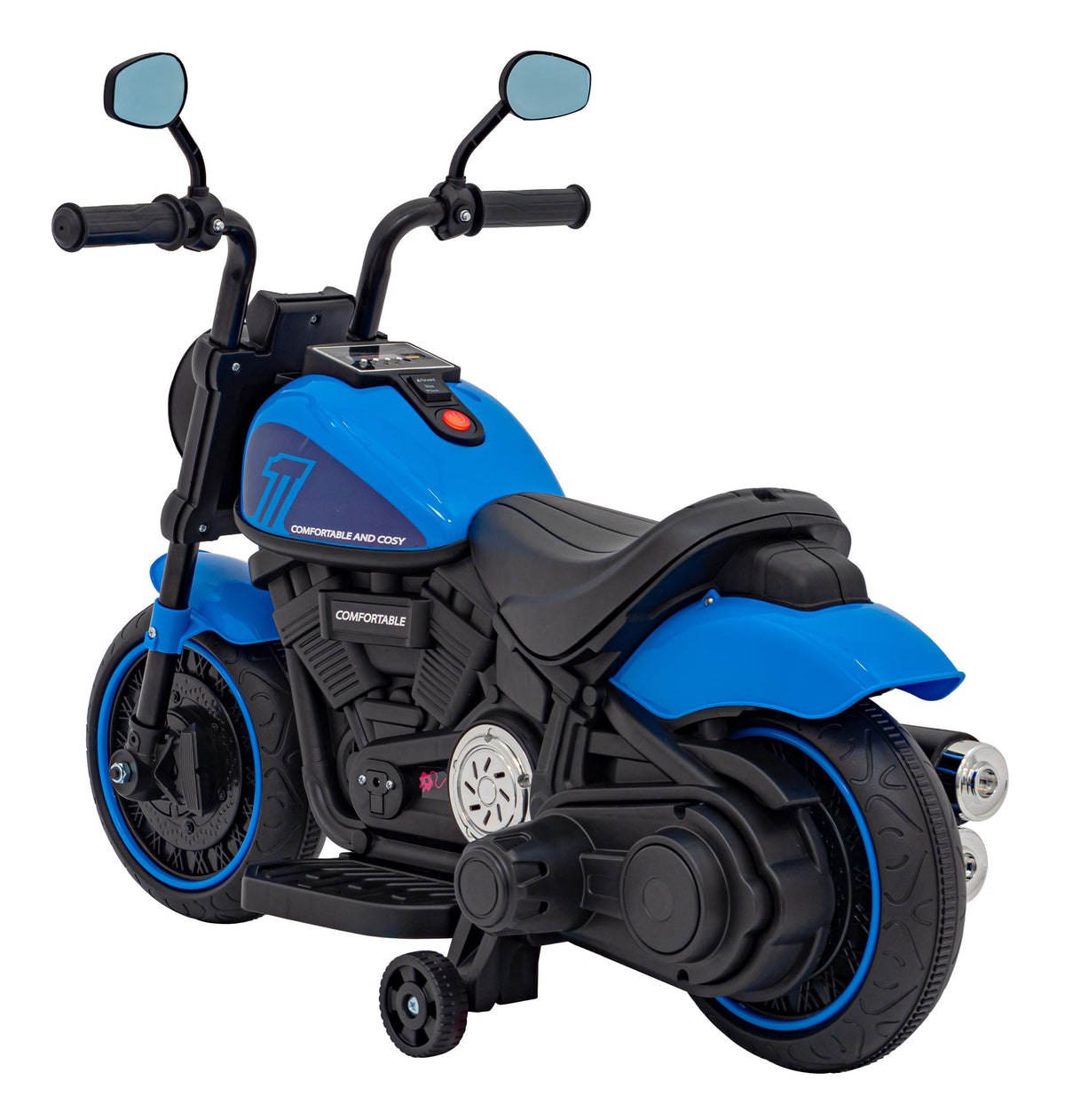 Chopper FASTER motorbike Blue