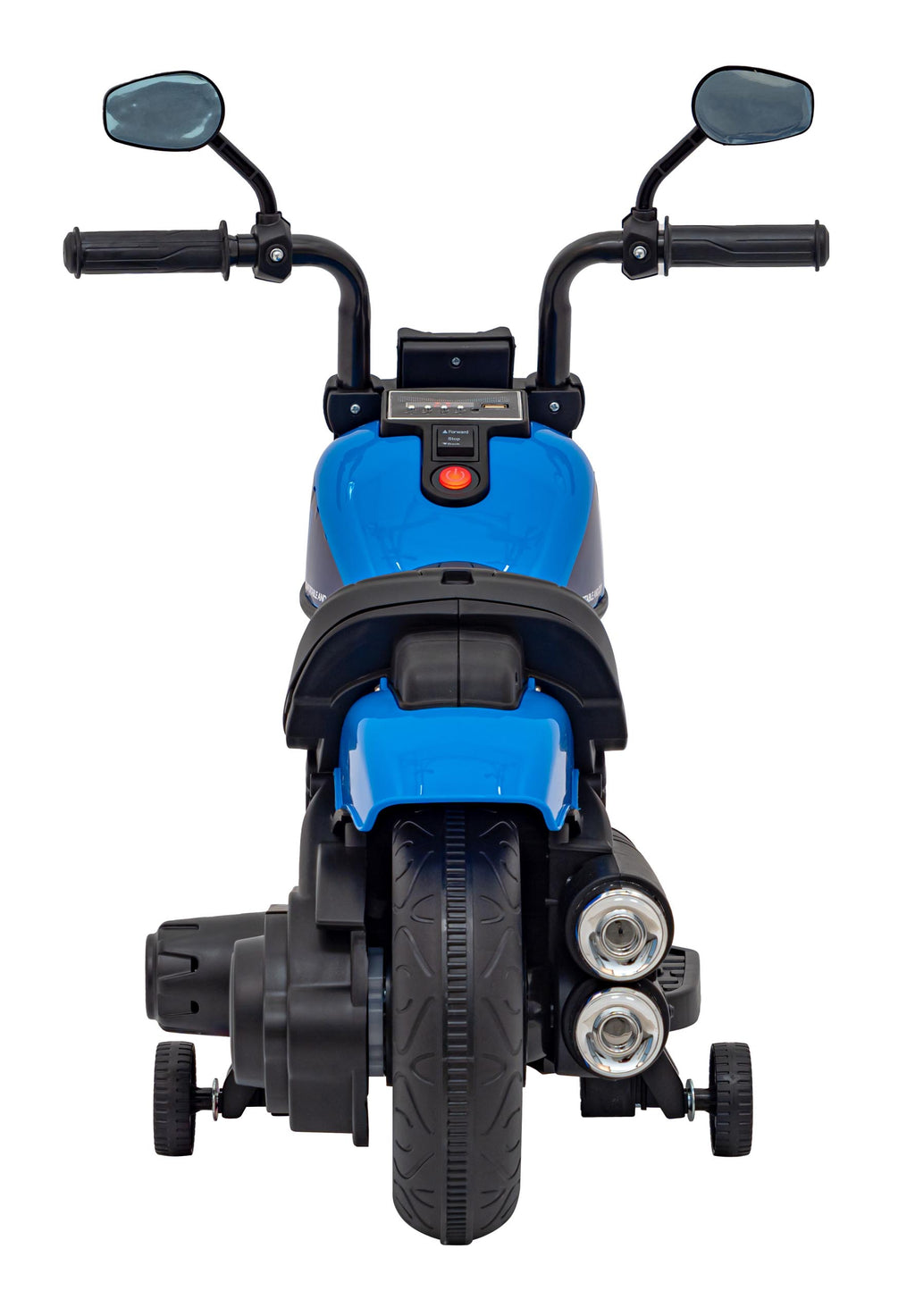 Elektrická motorka Chopper FASTER modrá