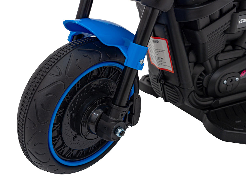 Elektrická motorka Chopper FASTER modrá