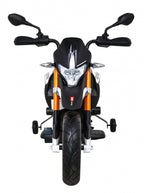 Elektrická motorka Aprilia čierna