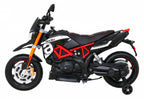 Elektrická motorka Aprilia čierna