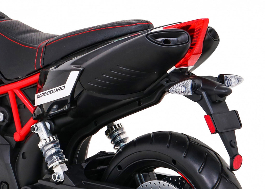 Elektrická motorka Aprilia čierna