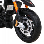 Elektrická motorka Aprilia čierna