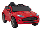 Elektrické autíčko Aston Martin DBX 12 V – červené