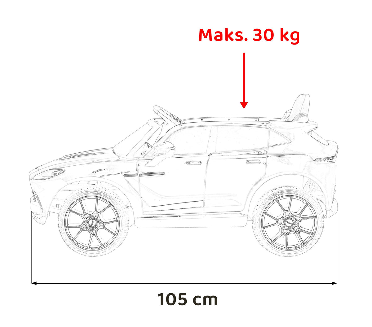 Aston Martin DBX vehicle Red