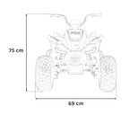 Quad Mclaren Racing MCL 35 vehicle Grey