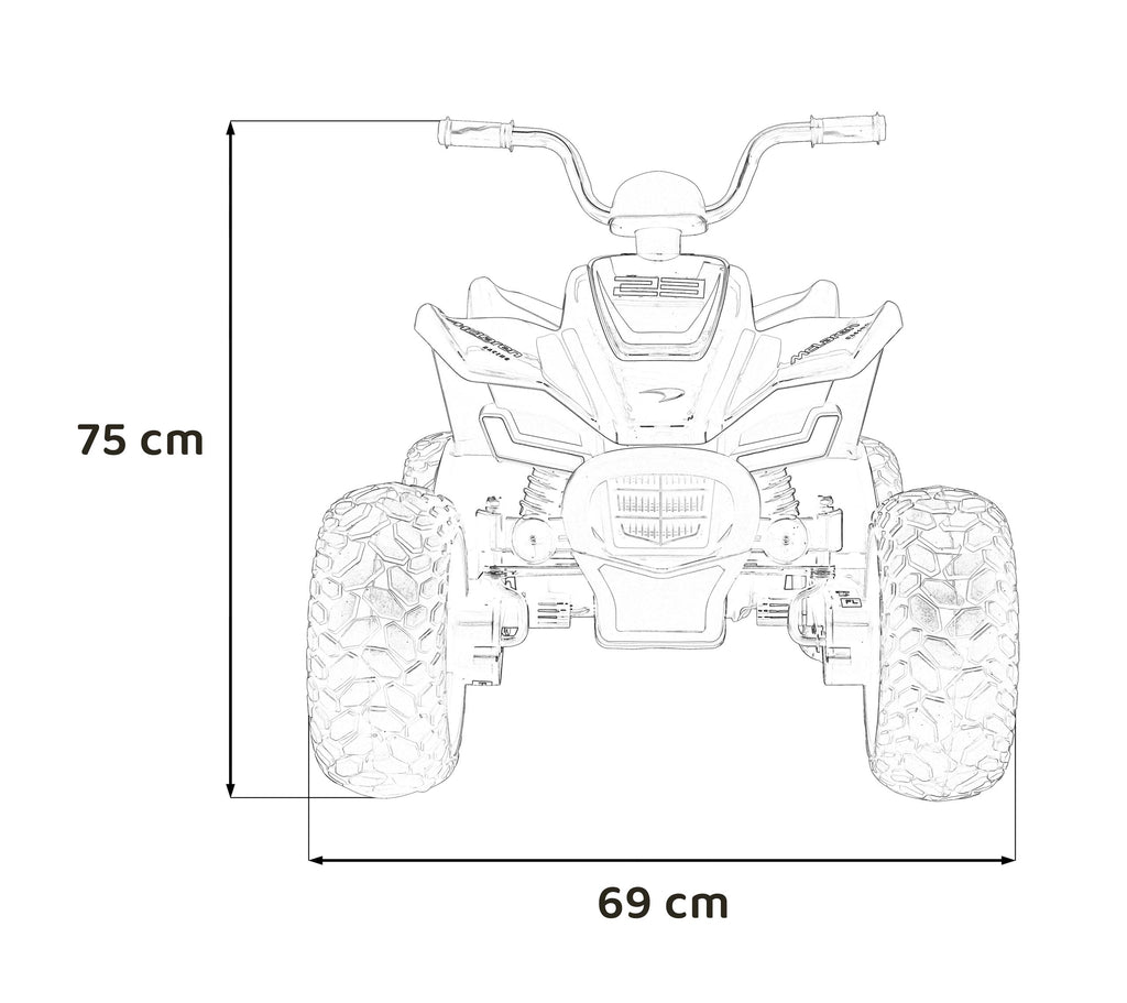 Quad Mclaren Racing MCL 35 vehicle Orange
